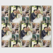 4枚のフォトコラージュカスタムをカスタマイズする ラッピングペーパー (フラット)