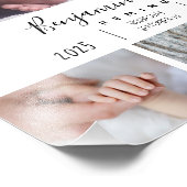 4枚のフォトベビー誕生の状態 フォトプリント            (角)