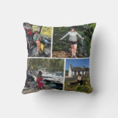 4枚のフォトモンタージュ クッション (裏面)