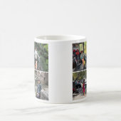 4枚のフォトモンタージュ コーヒーマグカップ (中央)