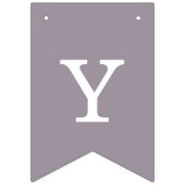 4枚のフォト婚約パーティ紫のバンティングフラグ バンティングフラッグ (第3の旗)