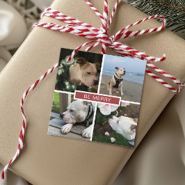 4枚のモダン写真グリッド フェイバータグ