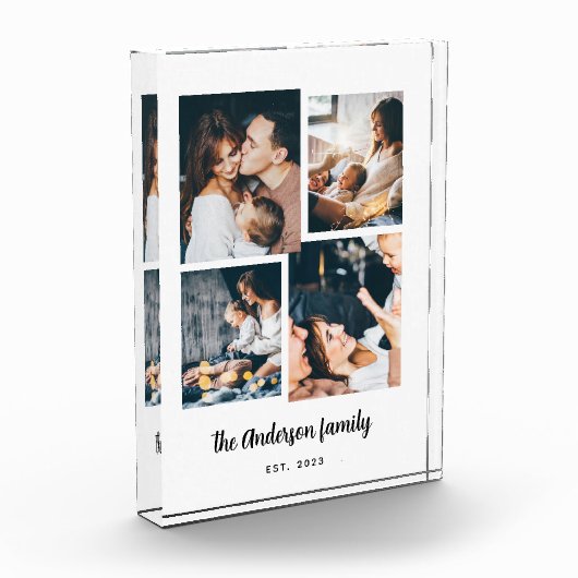 4枚のモダン写真コラージュ |フォトブロック フォトブロック (左)