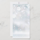 4枚の写真でおめでとう！メリクリスマスの誕生日 シーズンカード (裏面)