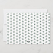 4枚の写真でとても楽しいクリスマスホリデー シーズンカード (裏面)