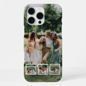 4枚の写真で作るオーダーメイドの家族や友人のギフト iPhoneケース (裏面)