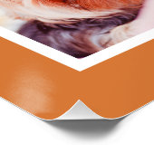 4枚の写真とモノグラムのポスカスタムター ポスター (コーナー)