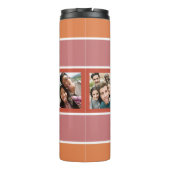 4枚の写真と名前のパタストライプーンタンブラー タンブラー (裏面)