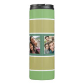 4枚の写真と名前のパタストライプーンタンブラー タンブラー (裏面)