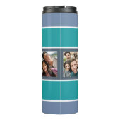 4枚の写真と名前のパタストライプーンタンブラー タンブラー (裏面)