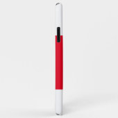 4枚の写真のイニシャルと名前を追加赤と白 Case-Mate iPhoneケース (裏面/右)