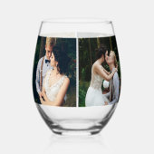 4枚の写真のギャラリパーソナライズされたー ステムなしワイングラス (正面)