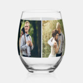 4枚の写真のギャラリパーソナライズされたー ステムなしワイングラス (裏面)