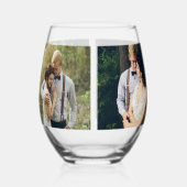 4枚の写真のギャラリパーソナライズされたー ステムなしワイングラス (右)