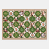 4枚の写真のクリモダンスユニーク ラッピングペーパーシート (正面3)