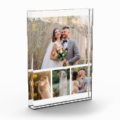 4枚の写真のコラージュ結婚を作成 フォトブロック (左)