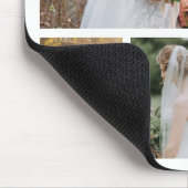 4枚の写真のコラージュ結婚を作成 マウスパッド (コーナー)