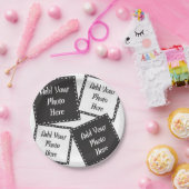 4枚の写真のパーソナライズ紙プレート ペーパープレート (パーティー)