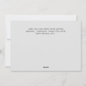 4枚の写真の卒業おめでとうのコラージュ シーズンカード (裏面)