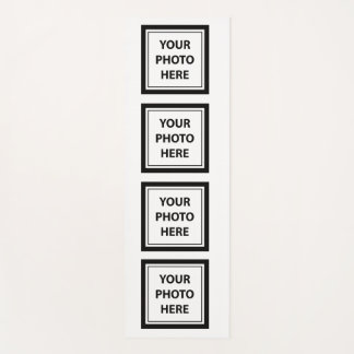 4枚の写真をアップロード – カスタマイズ写真 ヨガマット