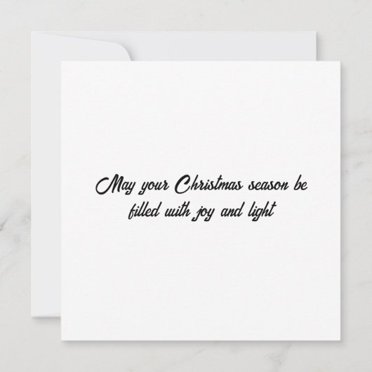 4枚の写真を作成する家族のクリスマス カード (裏面)