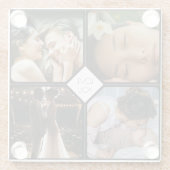 4枚の写真を作成 ガラスコースター (裏面)