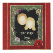 4枚の写真を含むクリスマスフォトキューブ フォトキューブ (右)