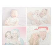 4枚の写真を自動的に画像からライトトーンの背景に変換 ノートパッド (正面)