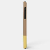 4枚の写真を追加イニシャル名yellowとbrown Case-Mate iPhoneケース (裏面/左)