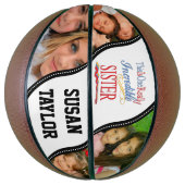 4枚の写真を追加 – 信じられない姉妹贈り物 バスケットボール (縦)