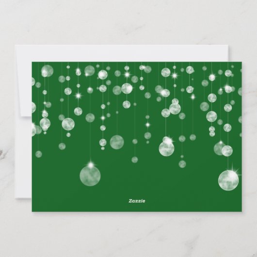 4枚の写真を飾れる、オーダーメイドのホリデーカード シーズンカード (裏面)