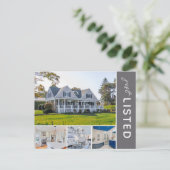 4枚の写真エステート実在マーケティング ポストカード (スタンド正面)