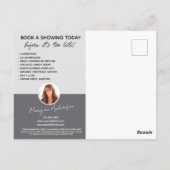 4枚の写真エステ実在ートマーケティングはがき ポストカード (裏面)