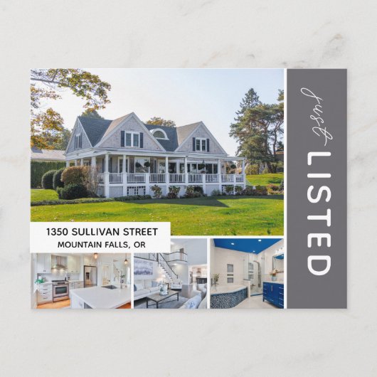 4枚の写真エステ実在ートマーケティングはがき ポストカード (正面)