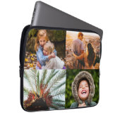 4枚の写真エッジプリントノートブックバッグ ラップトップスリーブ (正面右)