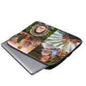 4枚の写真エッジプリントノートブックバッグ ラップトップスリーブ (正面下部)