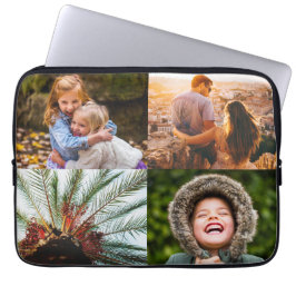 4枚の写真エッジプリントノートブックバッグ ラップトップスリーブ