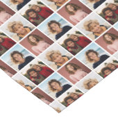 4枚の写真カスタムでフォトコラージュを作成 ショートテーブルランナー (コーナー)