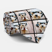 4枚の写真カスタムでフォトコラージュを作成 ネクタイ (ロール)