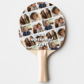 4枚の写真カスタムでフォトコラージュを作成 卓球ラケット (正面)