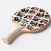 4枚の写真カスタムでフォトコラージュを作成 卓球ラケット (正面アングル)