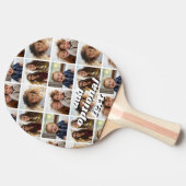 4枚の写真カスタムでフォトコラージュを作成 卓球ラケット (横)