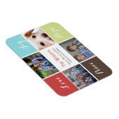 4枚の写真コラージュカスタムマグネット マグネット (右側)