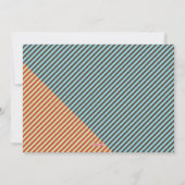 4枚の写真コラージュモダンホリデーフラットカード シーズンカード (裏面)