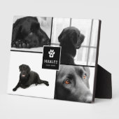 4枚の写真ペットメモリアル | 追悼記念品 フォトプラーク (側面)