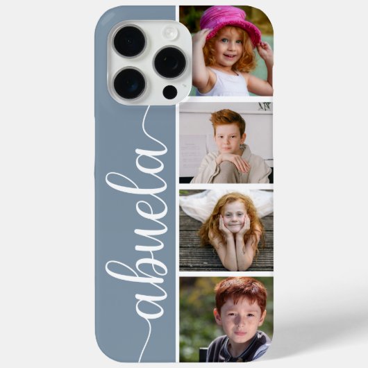 4枚の写真入りアブエラデザイン Case-Mate iPhoneケース (裏面)