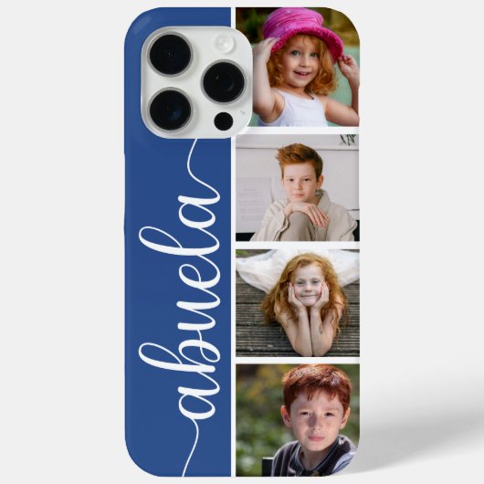 4枚の写真入りアブエラデザイン Case-Mate iPhoneケース (裏面)