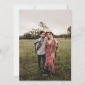 4枚の写真水彩クリスマスカード シーズンカード (裏面)