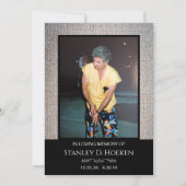 4枚の写真葬サンキューカード サンキューカード (正面)