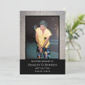 4枚の写真葬サンキューカード サンキューカード (スタンド正面)